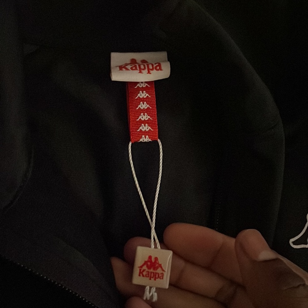 Kappa black and white sweat suit